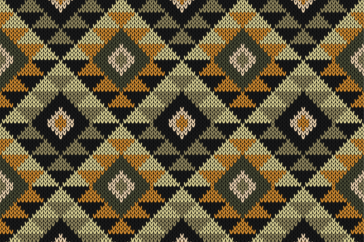 Tovaglietta americana textu motivo geometrico chic - TenStickers