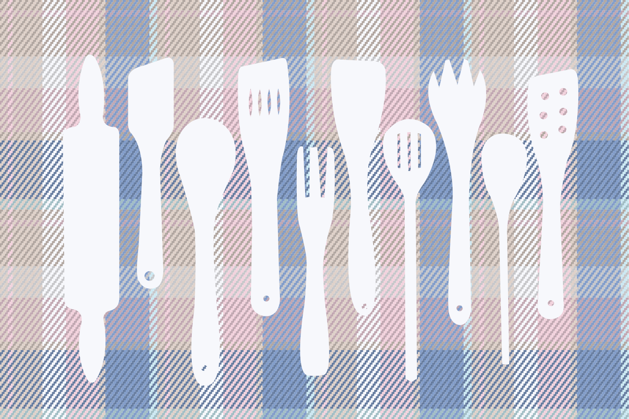 Tovaglietta americana moderna superficie a quadretti - TenStickers