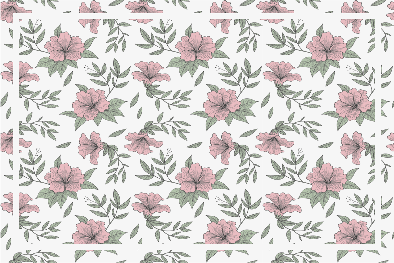 Tovaglietta americana originale composizione floreale - TenStickers