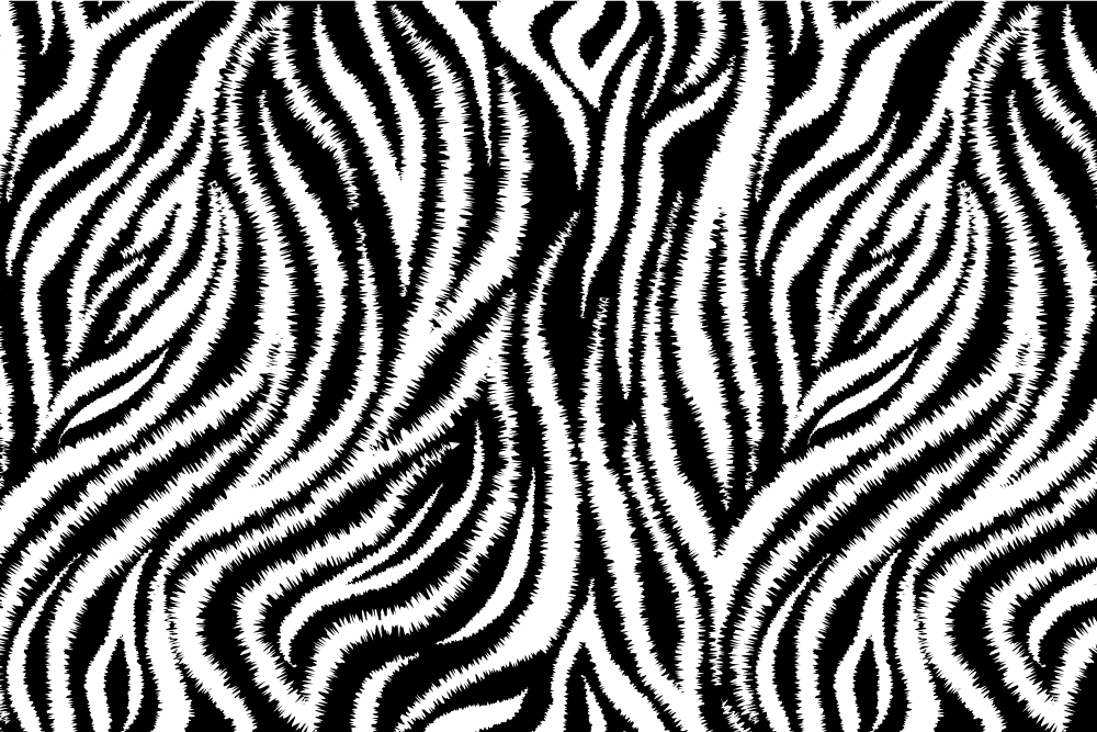 Tovaglietta americana textu motivo zebra - TenStickers