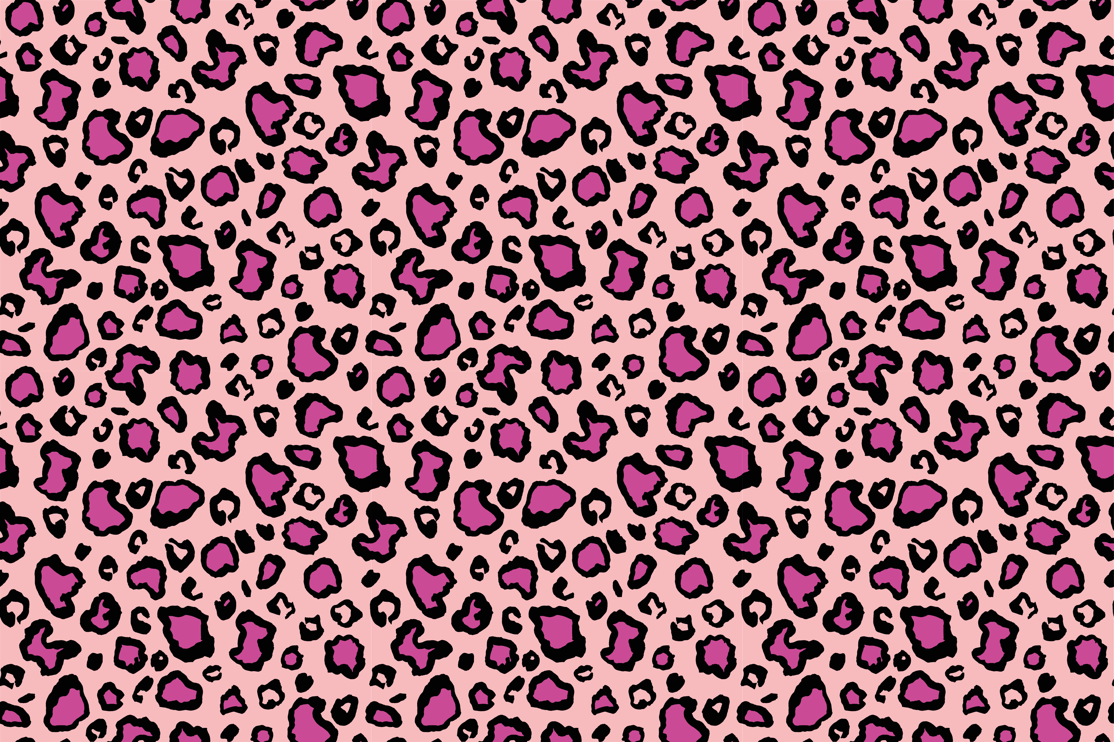 Tovaglietta americana originale motivo leopardato rosa - TenStickers
