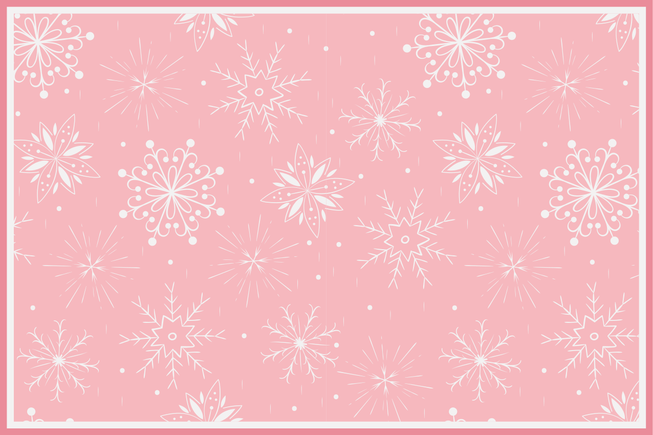 Tovaglietta americana natale superficie testurizzata fiocco - TenStickers