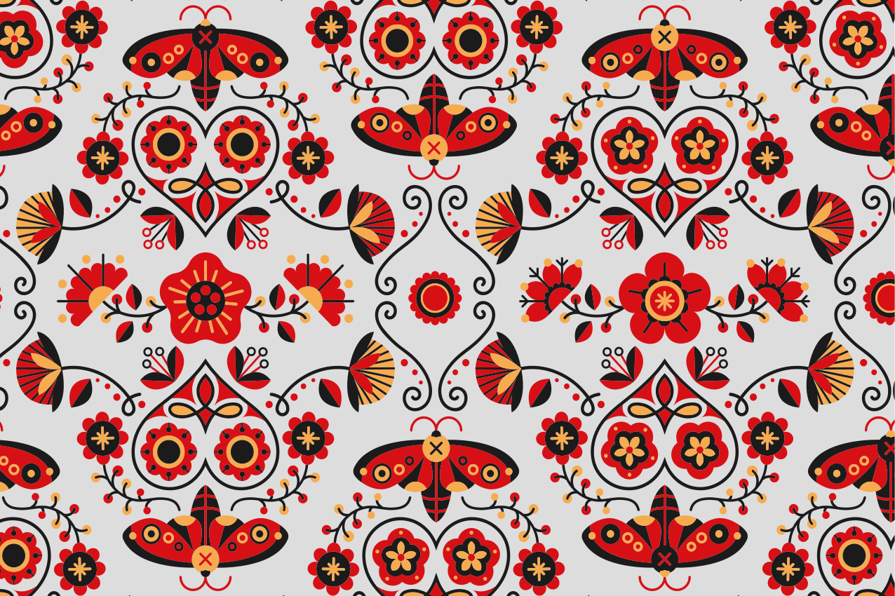 Tovaglietta americana originale composizione floreale vivace - TenStickers