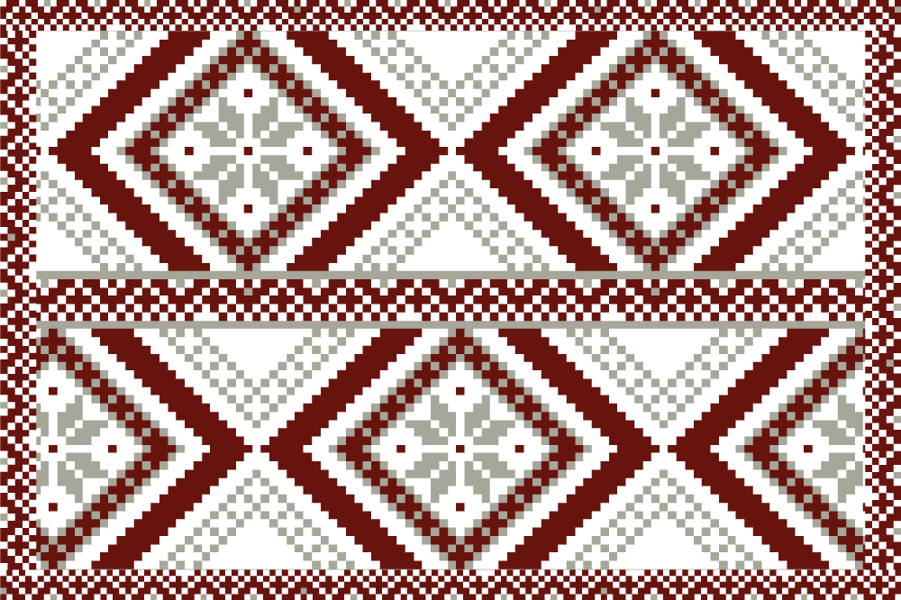 Tovaglietta americana textu motivo geometrico testurizzato - TenStickers