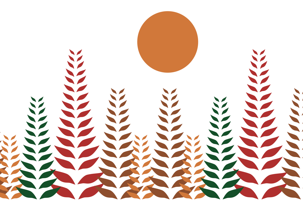 Tovaglietta americana moderna motivo foglia elegante - TenStickers