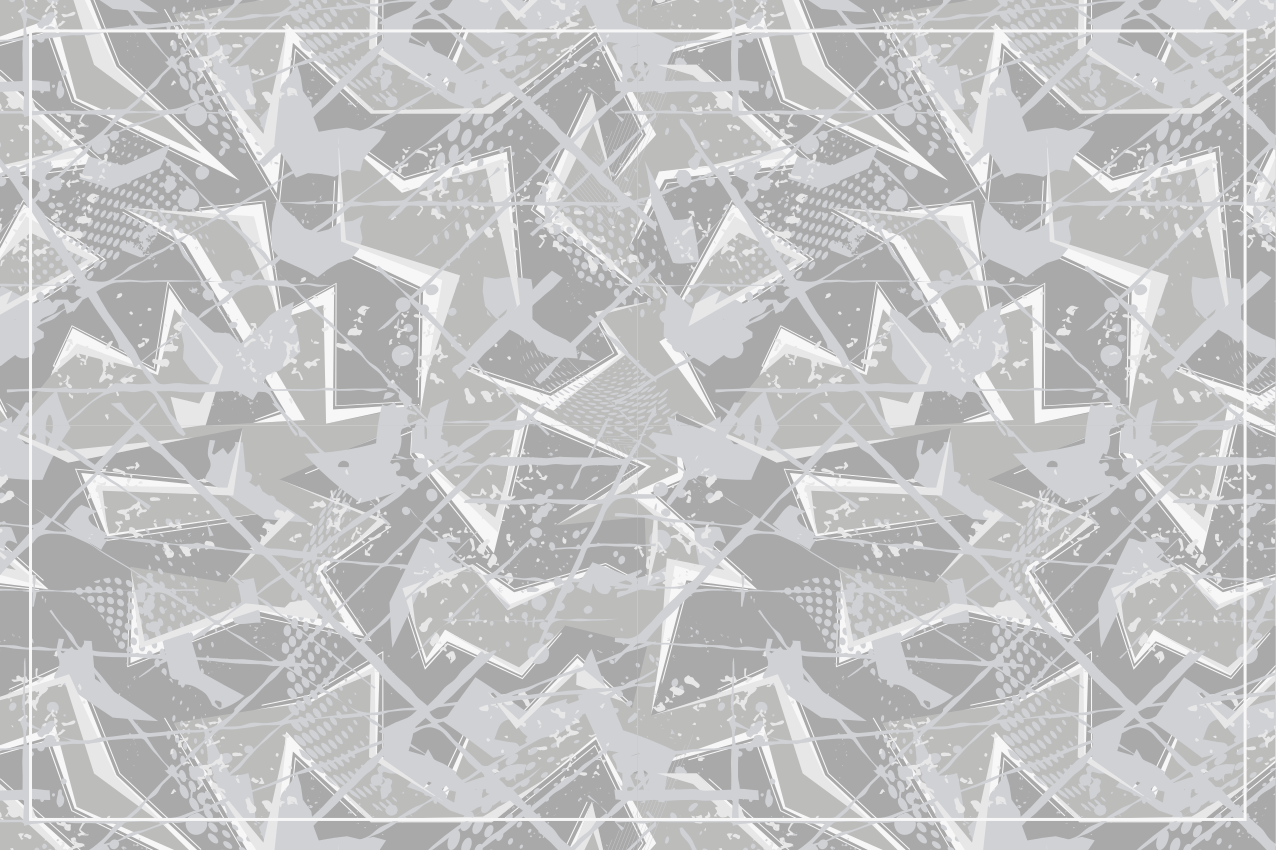 Tovaglietta americana textu forme geometriche astratte - TenStickers