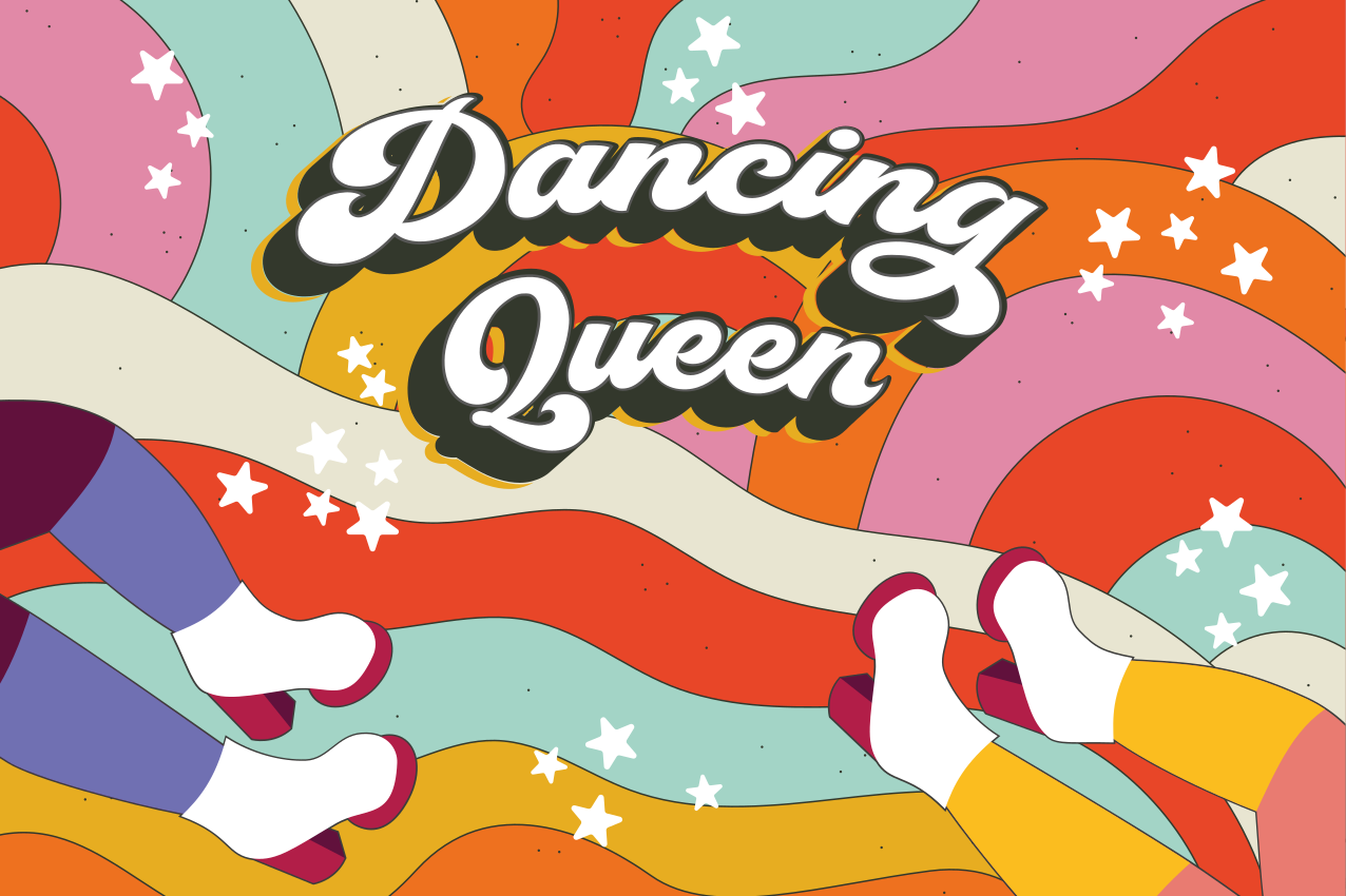 Tovaglietta americana frase impronte allegre display - TenStickers