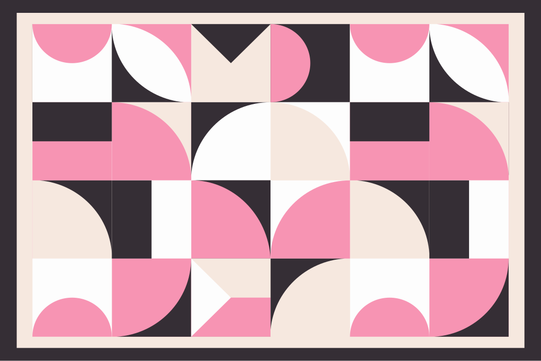 Tovaglietta americana moderna a motivi geometrici - TenStickers