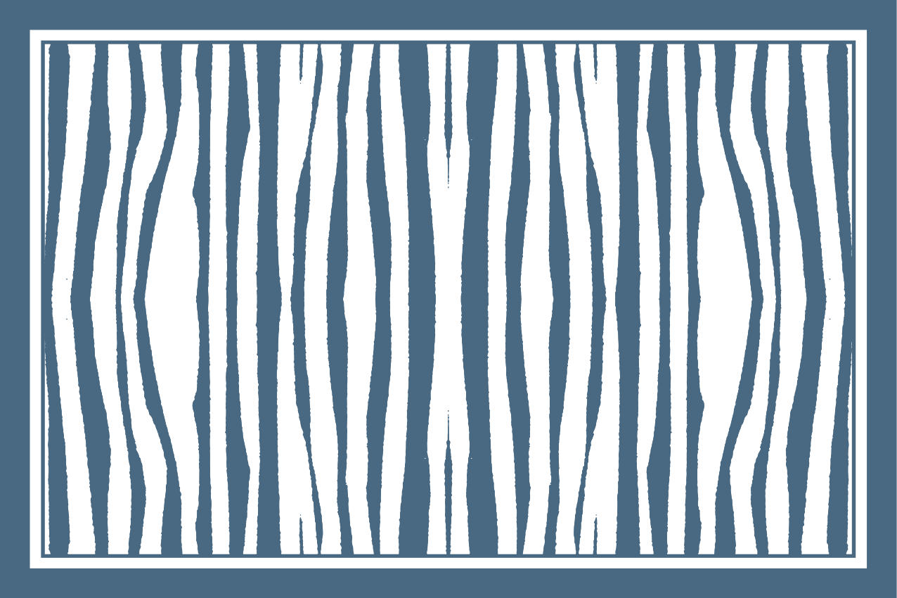 Tovaglietta americana textu motivo strisce zebra - TenStickers