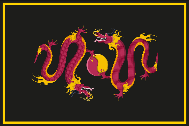 Tovaglietta americana originale motivo drago - TenStickers
