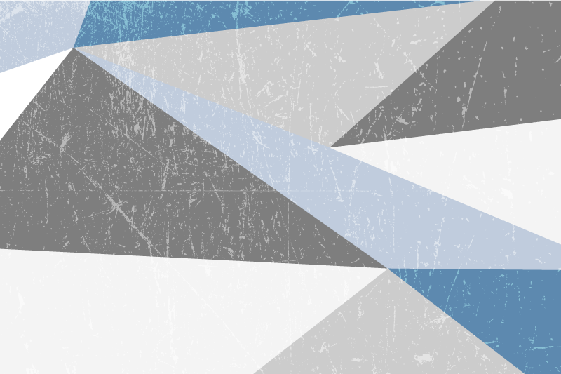 Tovaglietta americana moderna con motivi geometrici angolari - TenStickers