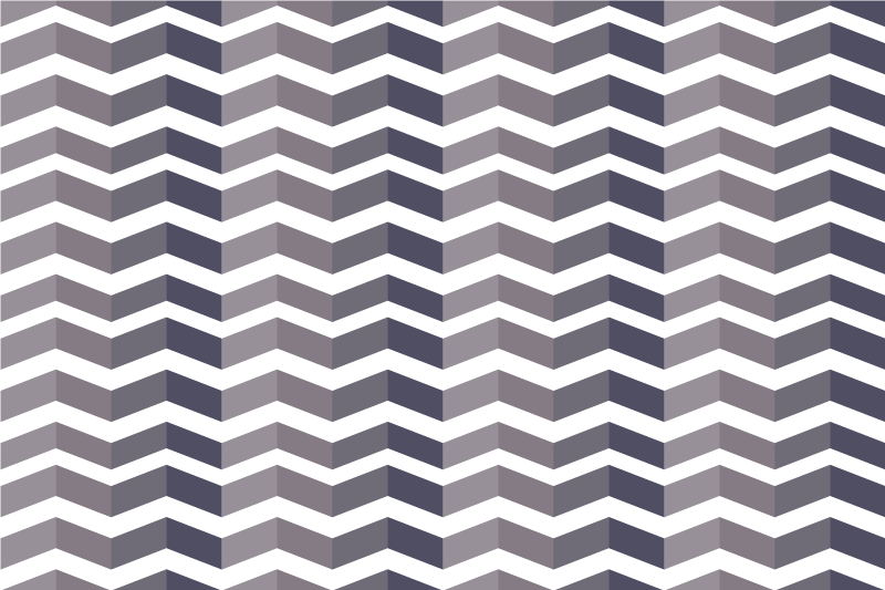 Tovaglietta americana textu design a zigzag - TenStickers