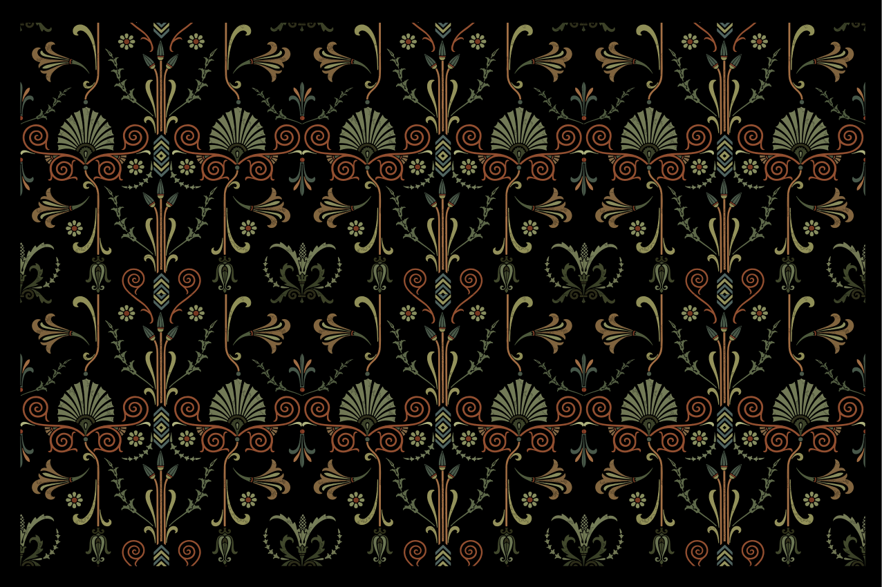 Tovaglietta americana textu finitura floreale texturizzata - TenStickers