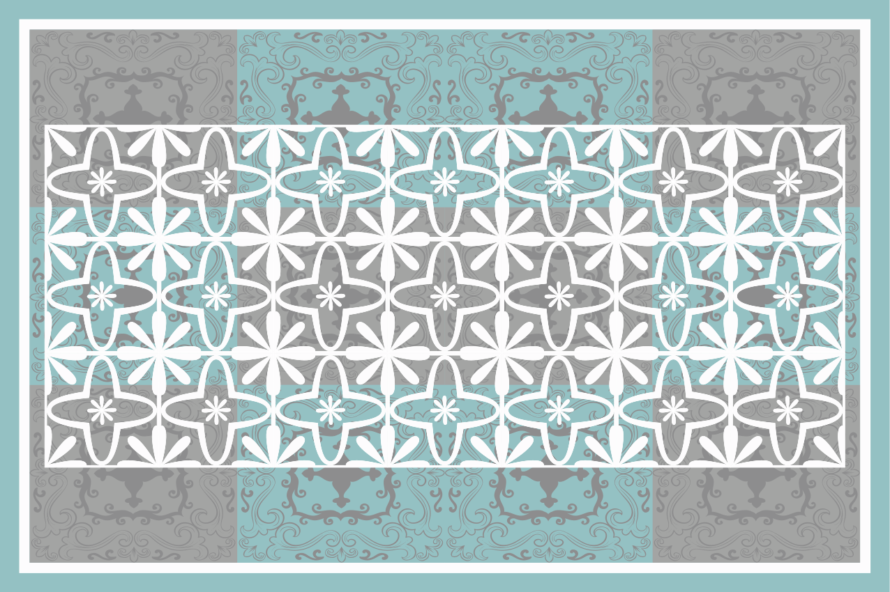 Tovaglietta americana textu motivo botanico chic - TenStickers
