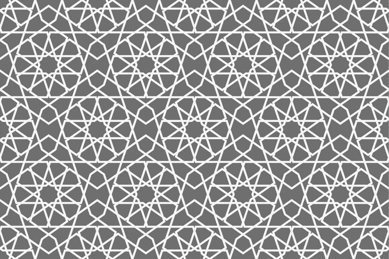 Tovaglietta americana textu motivo geometrico rettangolo - TenStickers