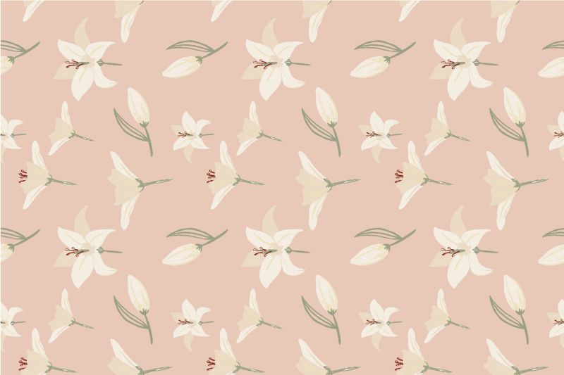 Tovaglietta americana natale tessuto floreale - TenStickers