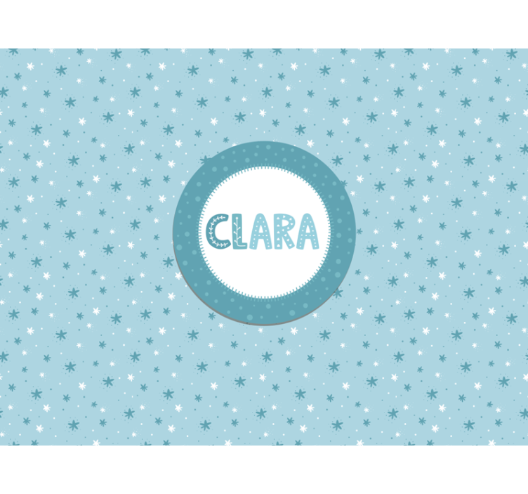 Fotomurale per neonato motivo a stelle - TenStickers