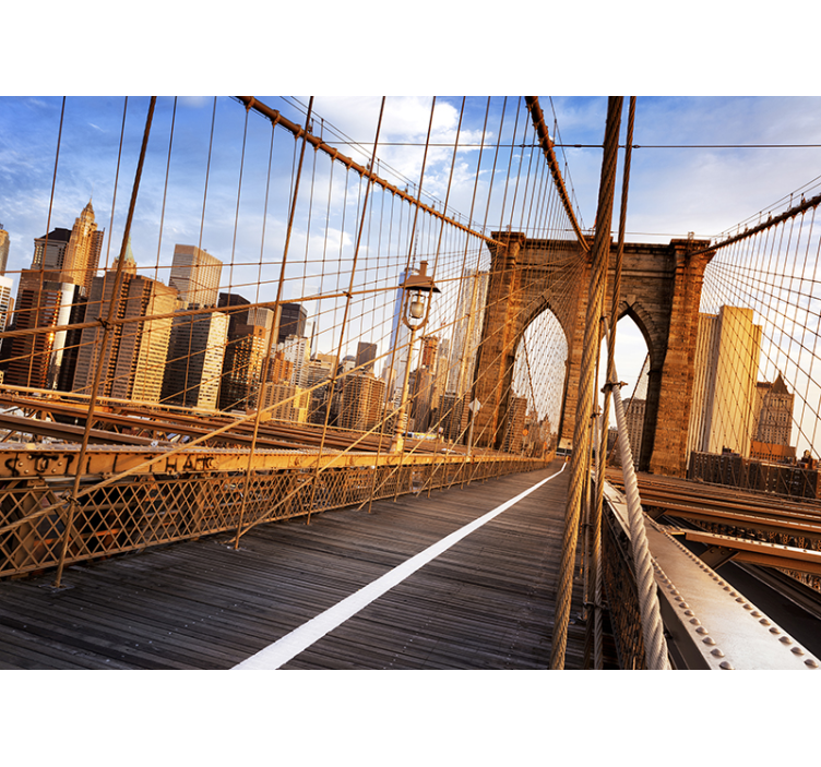 Fotomurale del ponte di brooklyn new york - TenStickers