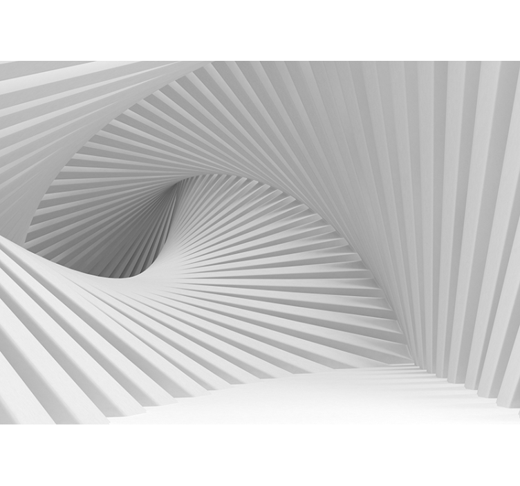 Fotomurale con onde effetto 3d - TenStickers