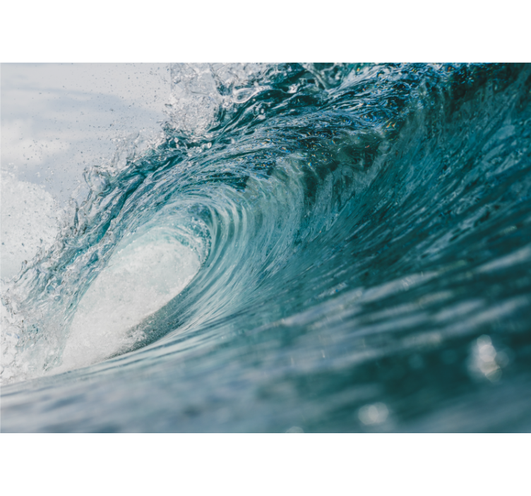 Fotomurale mare onda dinamica dell'oceano - TenStickers