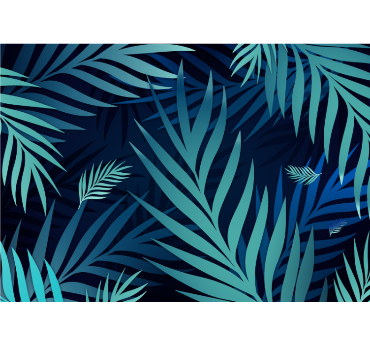 Fotomurali natura motivo foglia esotica - TenStickers