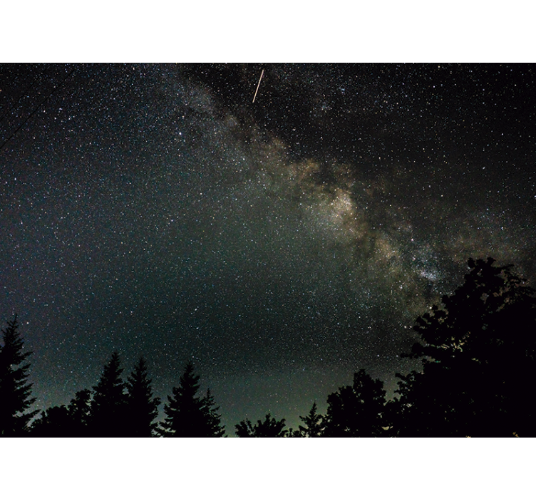 Fotomurale spaziale paesaggio notturno celeste - TenStickers