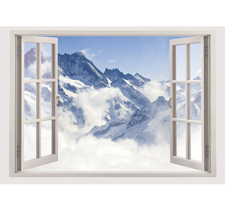 Fotomurale montagna paesaggio montano mozzafiato - TenStickers