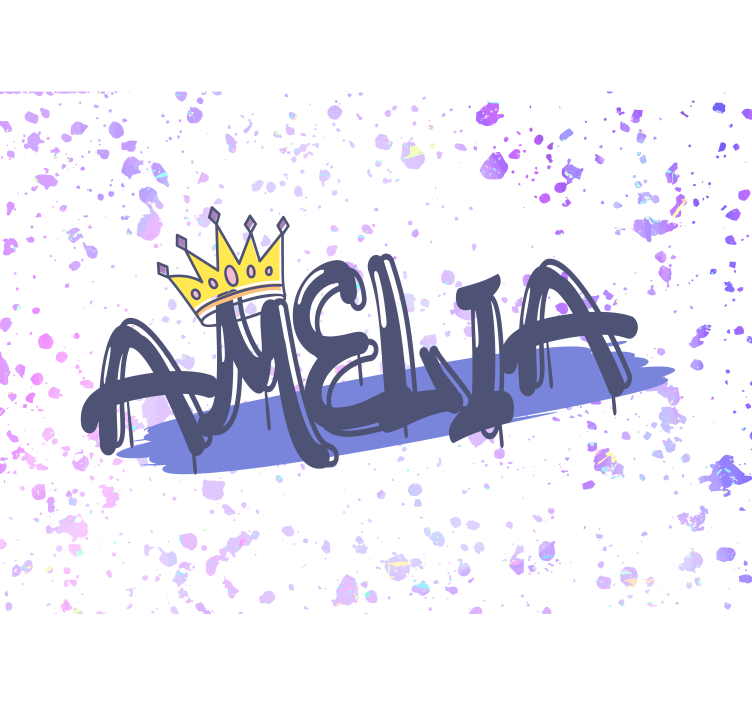 Fotomurali frasi formazione nome personalizzata - TenStickers