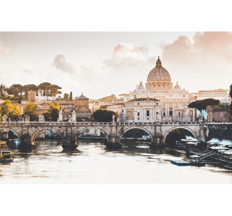 Fotomurale città architettura romana storica - TenStickers