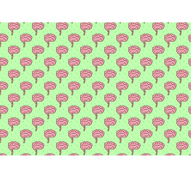 Fotomurali fiori diversi fioriture cerebrali stilizzate - TenStickers