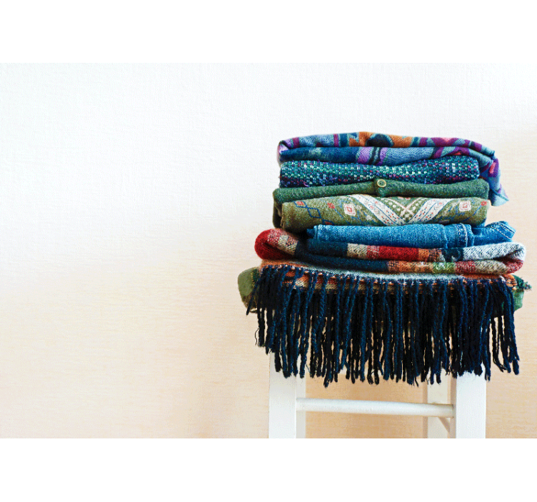 Fotomurali textures tessuti avvolti testurizzati - TenStickers