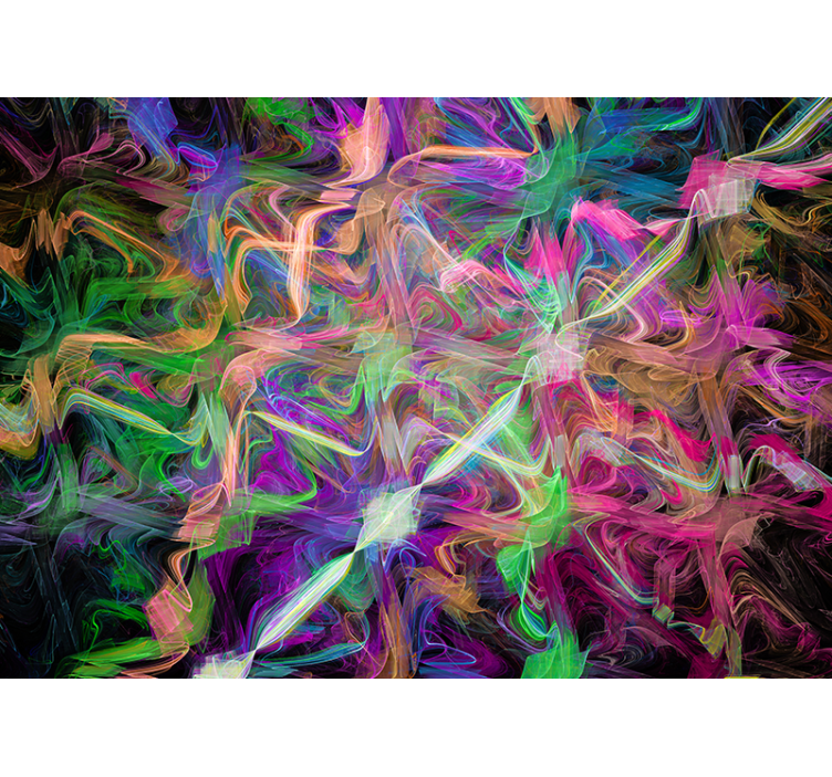 Fotomurale astratto vortici astratti vibranti - TenStickers