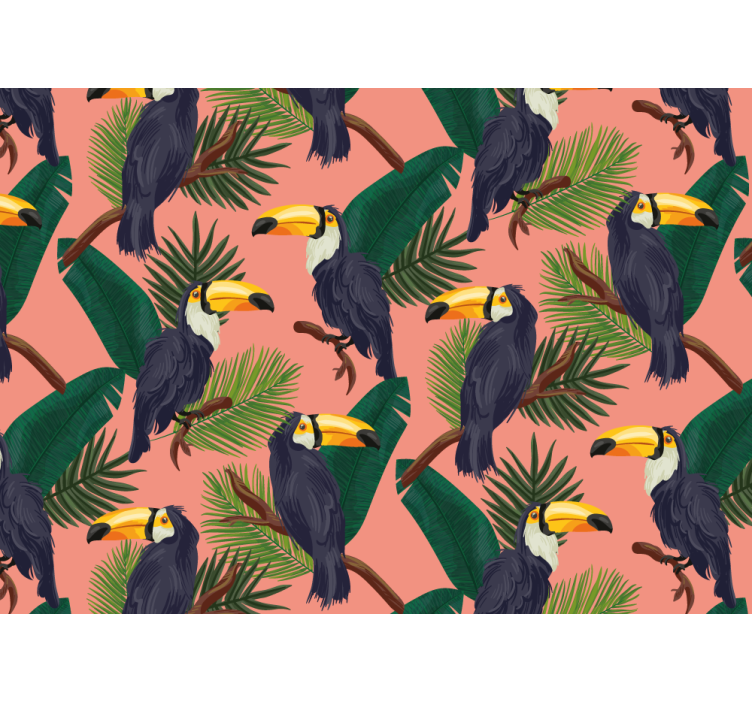 Fotomurali animali diversi design dei tucani tropicali - TenStickers