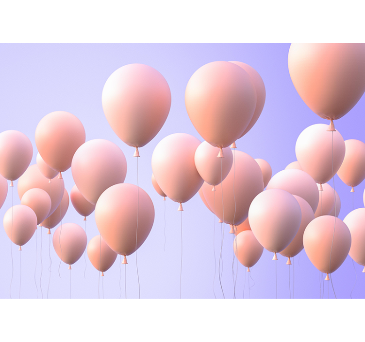 Fotomurale amore momenti di palloncini gioiosi - TenStickers