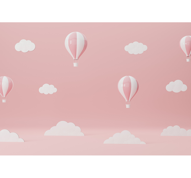 Fotomurale amore palloni colorati nel cielo - TenStickers