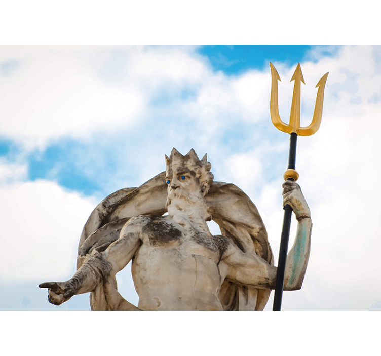 Fotomurale artistico sovrano mitico degli oceani - TenStickers