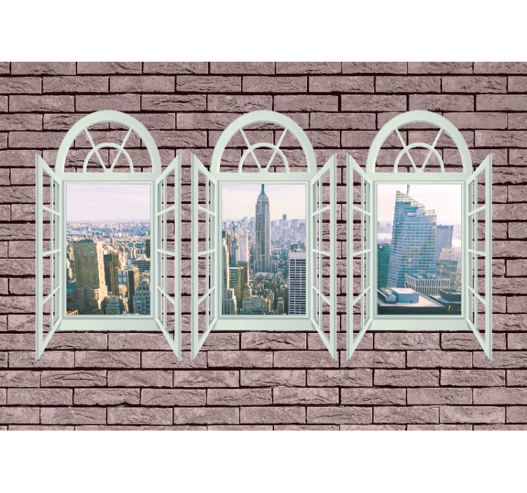Fotomurale new york vista sullo skyline - TenStickers