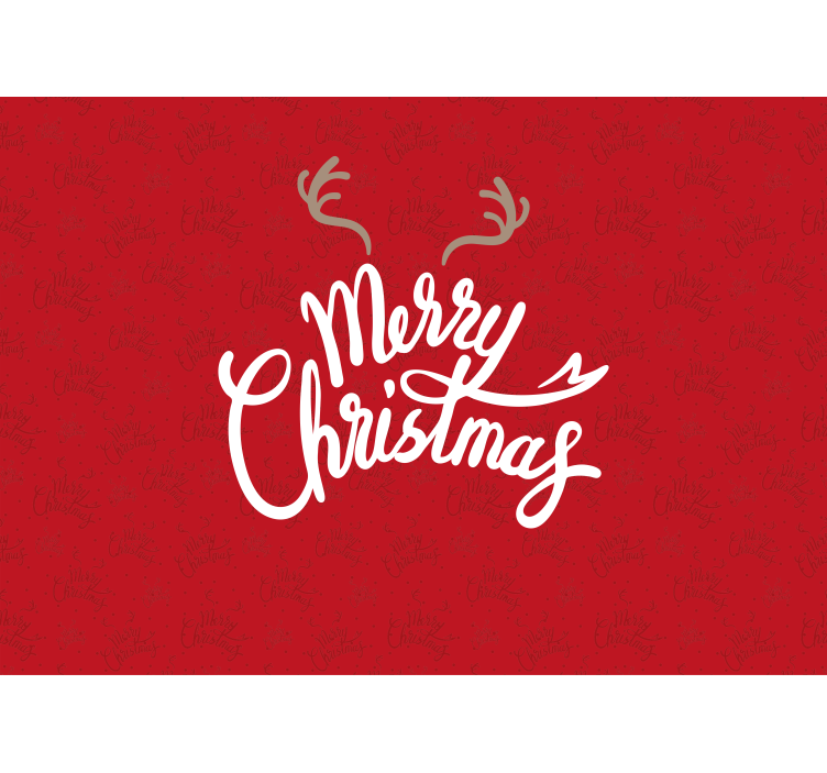 Fotomurale di natale saluto di gioia natalizia - TenStickers