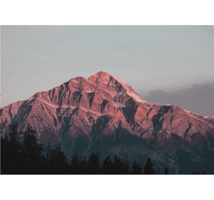 Fotomurale montagna cresta maestosa - TenStickers