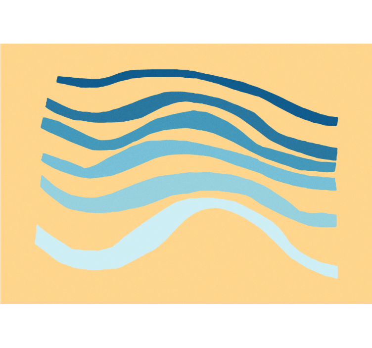 Fotomurale astratto texture a linee ondulate - TenStickers