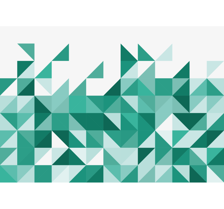 Fotomurale astratto con motivo triangolare geometrico - TenStickers