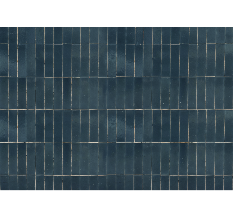 Fotomurale bagno piastrelle grigie - TenStickers