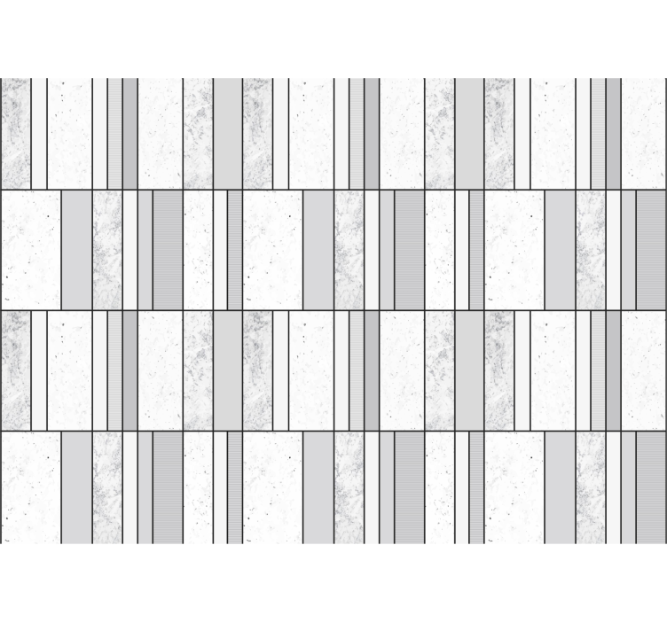 Fotomurale bagno marmo con linee nere - TenStickers