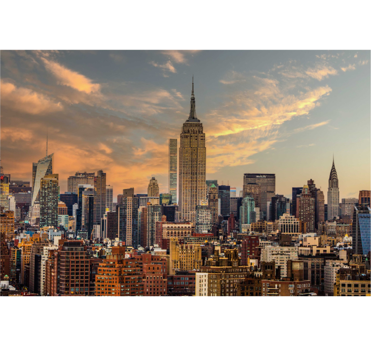 Fotomurale per l'ufficio skyline di New York - TenStickers