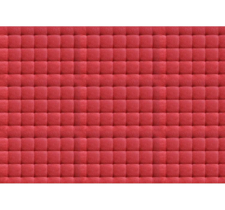 Fotomurali camera matrimoniale imbottitura in pelle - TenStickers