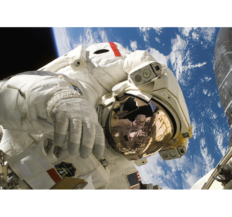 Fotomurale spaziale astronauta nello spazio - TenStickers