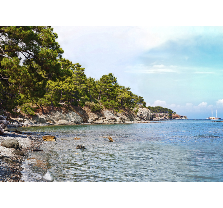 Fotomurale della spiaggia di Antalya - TenStickers