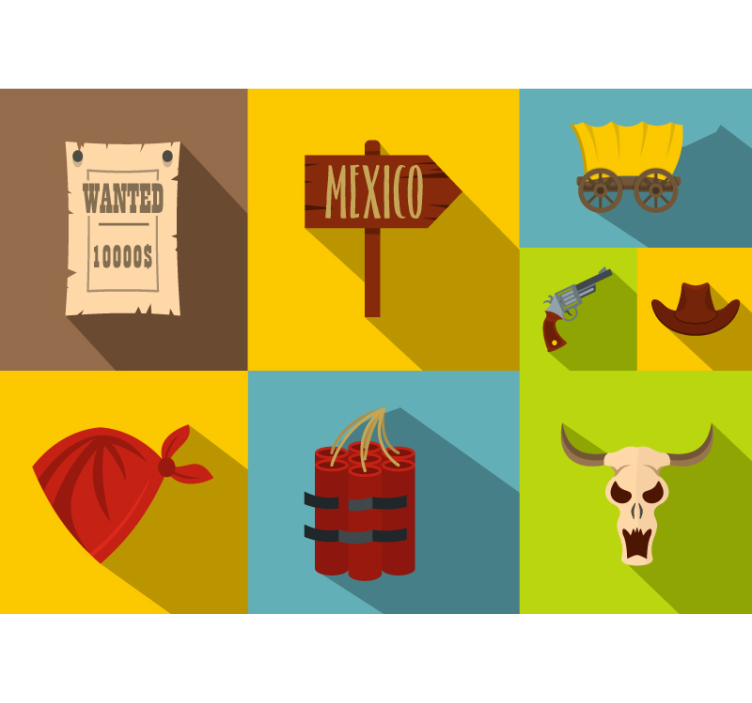 Fotomurale cameretta tema messico desiderato - TenStickers