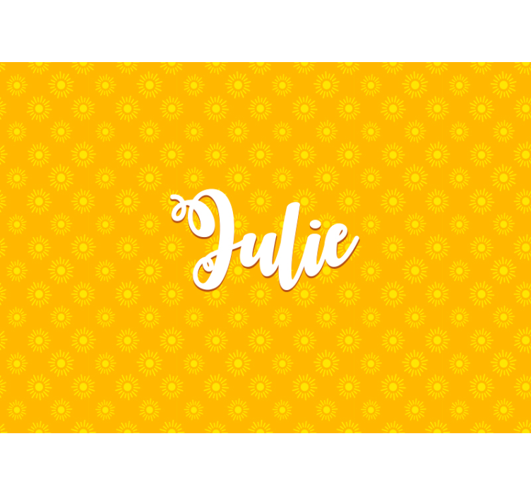 Fotomurale cameretta sfondo con motivo a girasole - TenStickers