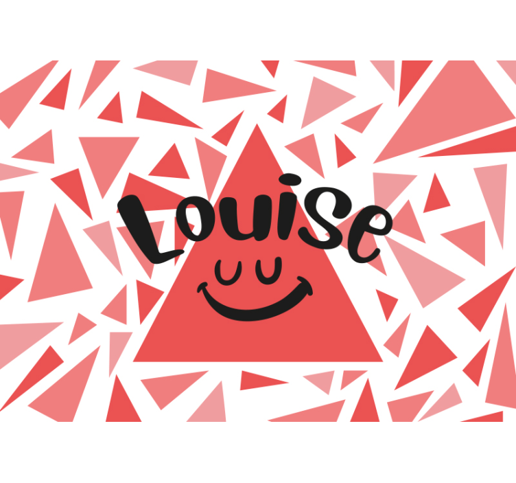 Fotomurali frasi design del nome personalizzato - TenStickers